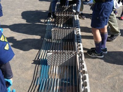 2021.2.28オーダー鶏肉を使って野外料理