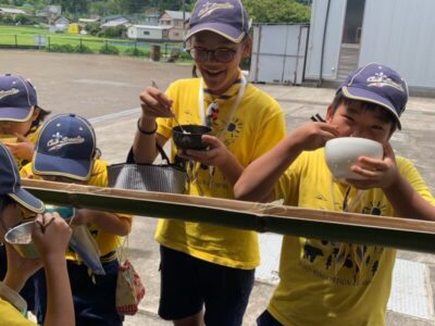 2026/8/9　国際交流・流しそうめん